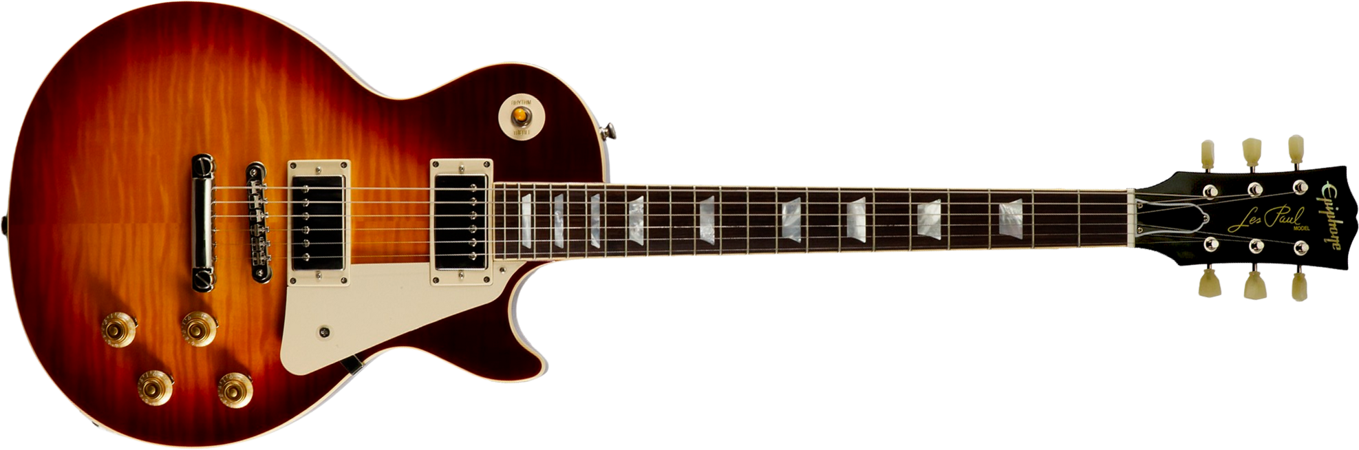 Epiphone Les Paul Standard 1959 Reissue Igc 2h Gibson Ht Rw - Sunburst Fade - Single-Cut-E-Gitarre - Main picture