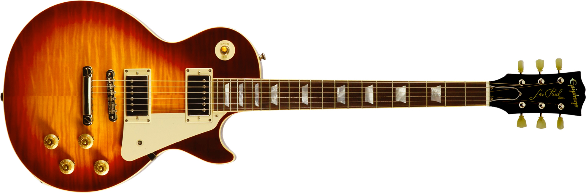 Epiphone Les Paul Standard 1959 Reissue Igc 2h Gibson Ht Rw - Royal Teaburst - Single-Cut-E-Gitarre - Main picture