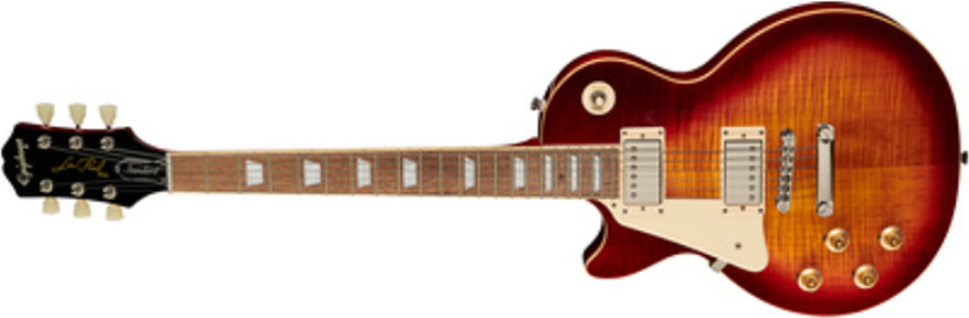 Epiphone Les Paul Standard 50s Gaucher 2h Ht Rw - Heritage Cherry Sunburst - E-Gitarre für Linkshänder - Main picture