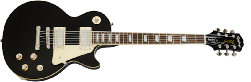 Epiphone Les Paul Standard 60s 2h Ht Rw - Ebony - Single-Cut-E-Gitarre - Main picture