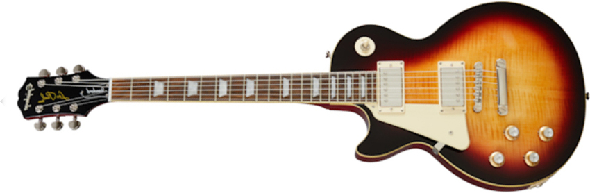 Epiphone Les Paul Standard 60s Gaucher 2h Ht Rw - Bourbon Burst - E-Gitarre für Linkshänder - Main picture