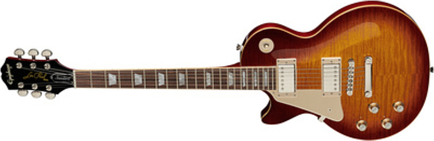 Epiphone Les Paul Standard 60s Gaucher 2h Ht Rw - Iced Tea - E-Gitarre für Linkshänder - Main picture