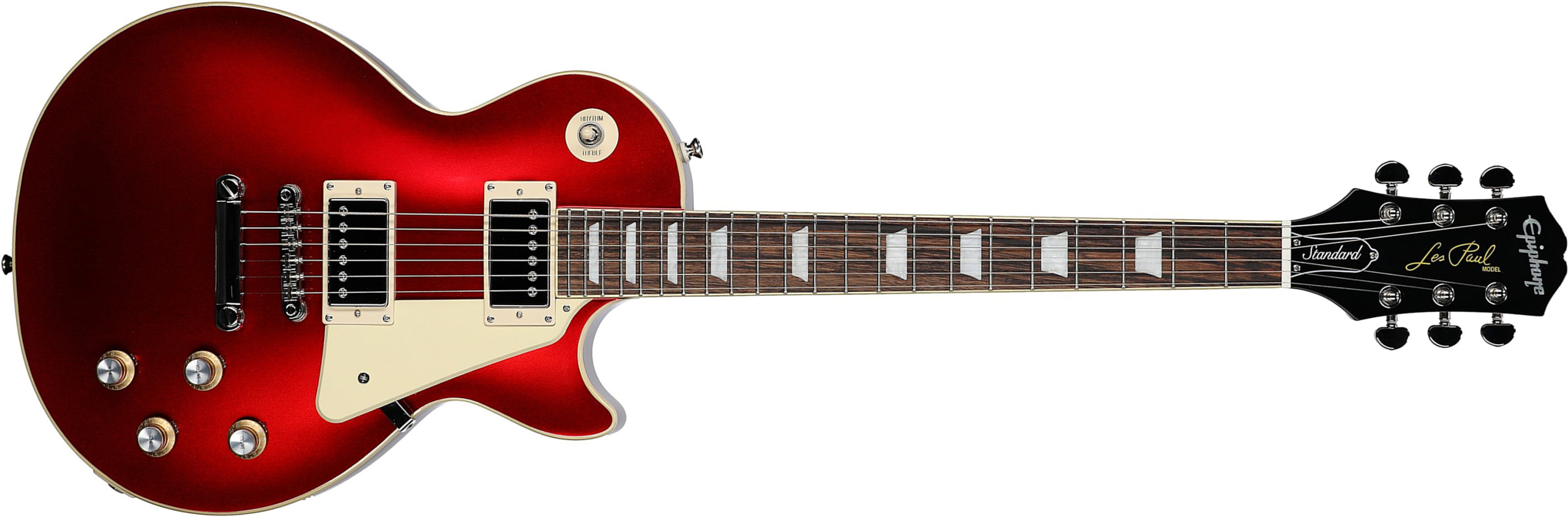 Epiphone Les Paul Standard 60s Ltd I.b.g Original 2h Ht Lau - Candy Red - Single-Cut-E-Gitarre - Main picture