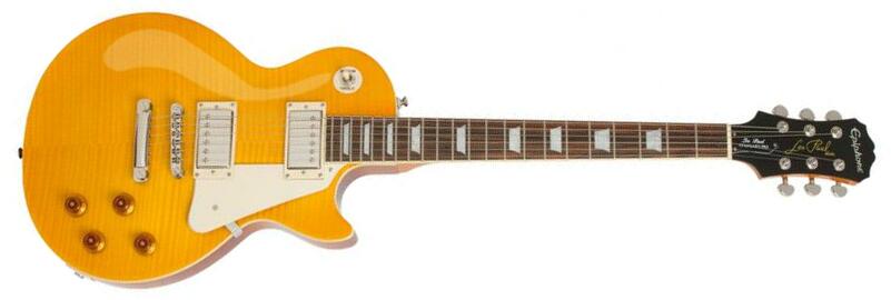 Epiphone Les Paul Standard Plus Top Pro Ltd Ch - Antique Natural - Single-Cut-E-Gitarre - Main picture