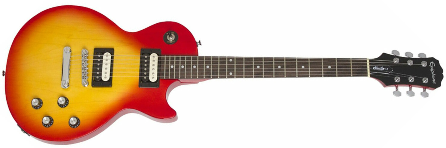 Epiphone Les Paul Studio Lt 2h Ht Rw - Heritage Cherry Sunburst - Single-Cut-E-Gitarre - Main picture