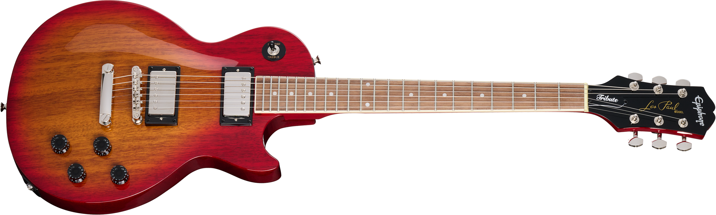 Epiphone Les Paul Tribute Inspired By / Modern 2h Ht Lau - Heritage Cherry Sunburst - Single-Cut-E-Gitarre - Main picture