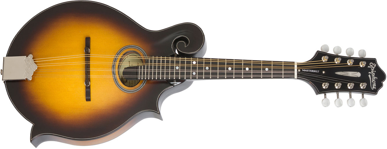 Epiphone Mm-40l Mandolin Masterbilt Epicea Erable Eb - Vintage Sunburst - Mandoline - Main picture