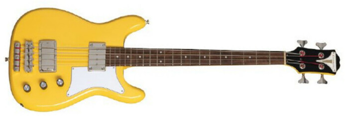 Epiphone Newport Bass Lau - Sunset Yellow - Solidbody E-bass - Main picture