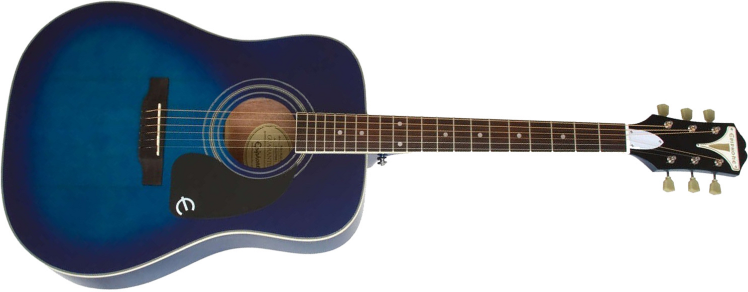 Epiphone Pro-1 Acoustic Dreadnought Epicea Acajou - Blueburst - Westerngitarre & electro - Main picture