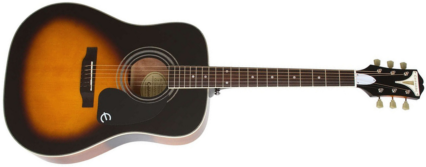 Epiphone Pro-1 Acoustic Dreadnought Epicea Acajou 2016 - Vintage Sunburst - Westerngitarre & electro - Main picture