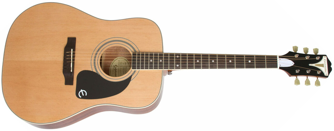 Epiphone Pro-1 Plus Acoustic Dreadnought Epicea Acajou - Natural - Westerngitarre & electro - Main picture