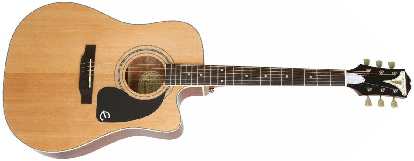 Epiphone Pro-1 Ultra Acoustic Dreadnought Cw Epicea Acajou - Natural - Westerngitarre & electro - Main picture