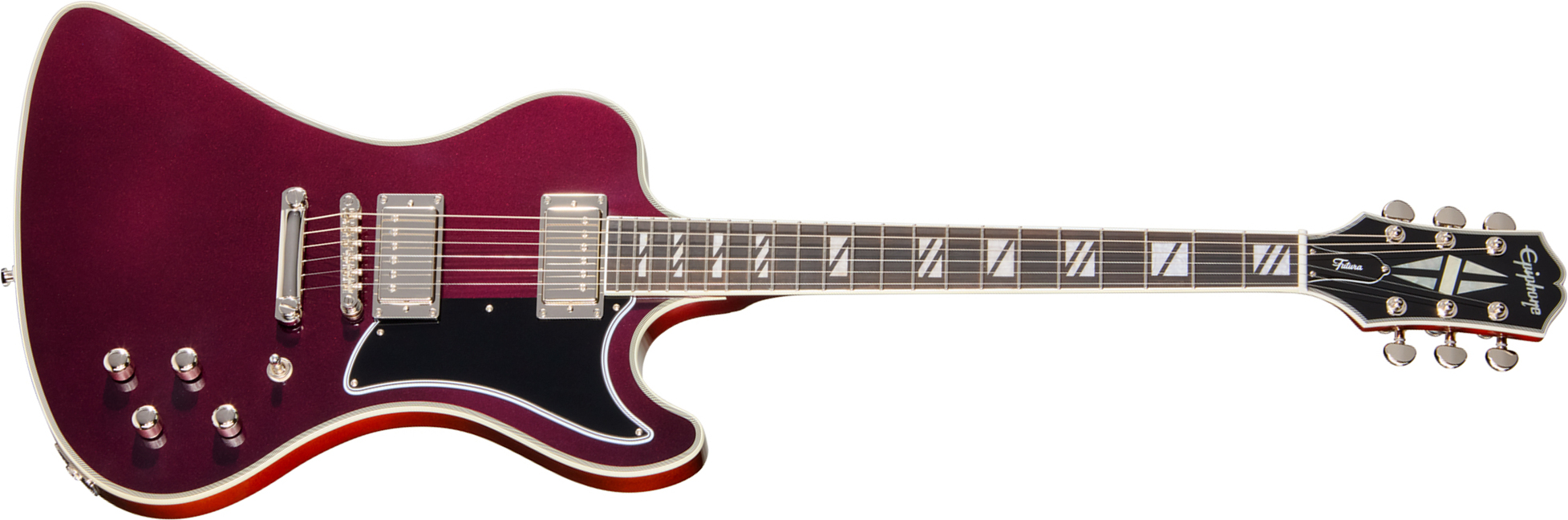 Epiphone Rd Custom Futura Ibg 2h Ht Eb - Ember Shift - Retro-Rock-E-Gitarre - Main picture