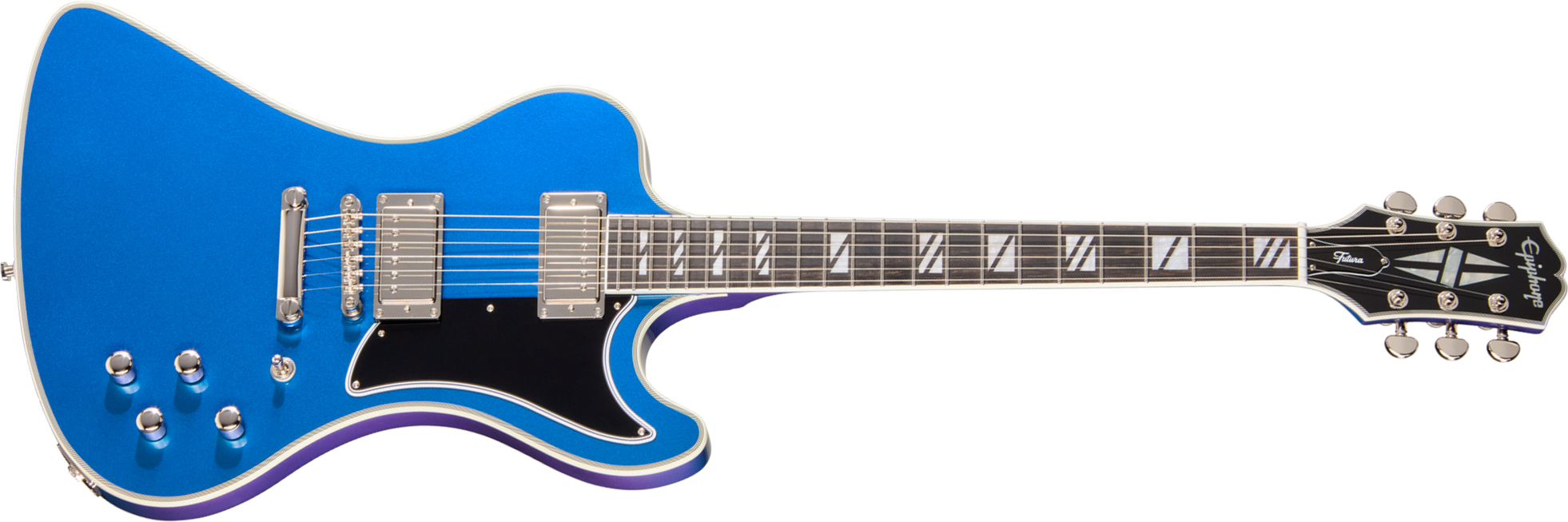 Epiphone Rd Custom Futura Ibg 2h Ht Eb - Twilight Shift - Retro-Rock-E-Gitarre - Main picture