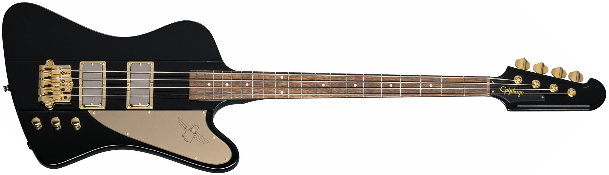 Epiphone Rex Brown Thunderbird Signature Lau - Ebony - Solidbody E-bass - Main picture