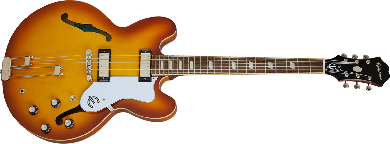 Epiphone Riviera Original Archtop 2mh Ht Lau - Royal Tan - Semi-Hollow E-Gitarre - Main picture