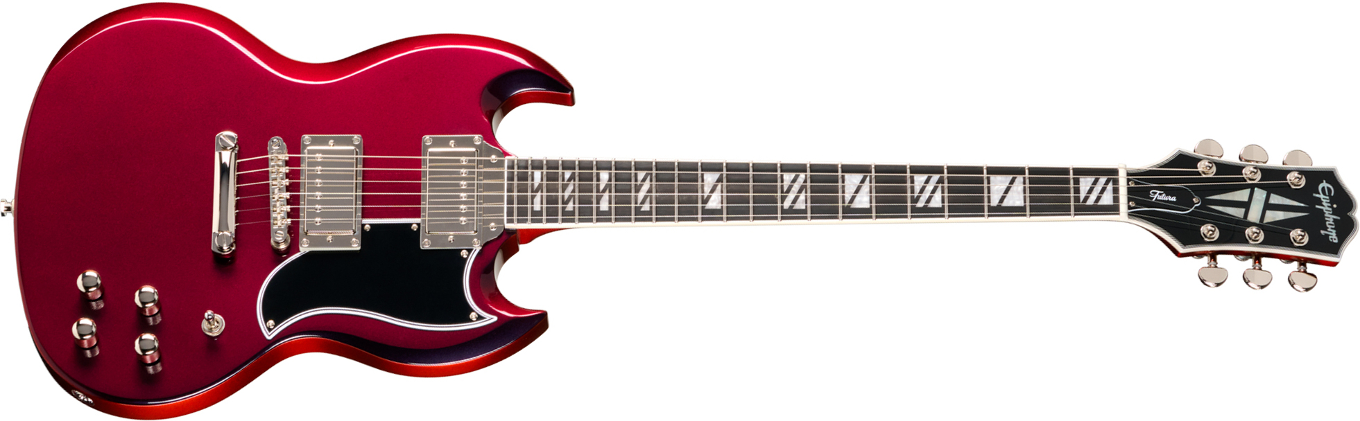 Epiphone Sg Custom Futura Ibg 2h Ht Rw - Midnight Ember Shift - Double Cut E-Gitarre - Main picture