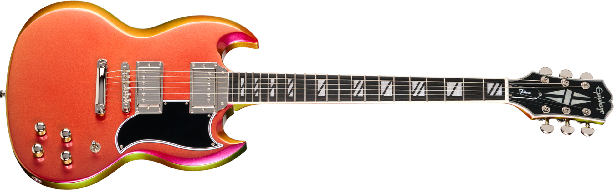 Epiphone Sg Custom Futura Ibg 2h Ht Rw - Nitro Shift - Double Cut E-Gitarre - Main picture