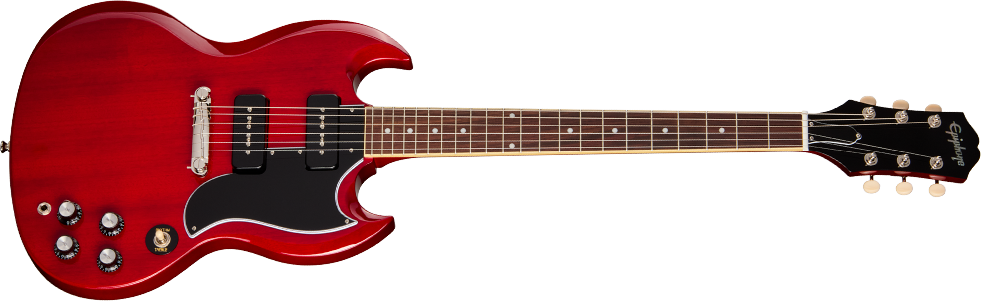 Epiphone Sg Special P90 Ibg 2s Ht Lau - Cherry Red - Double Cut E-Gitarre - Main picture