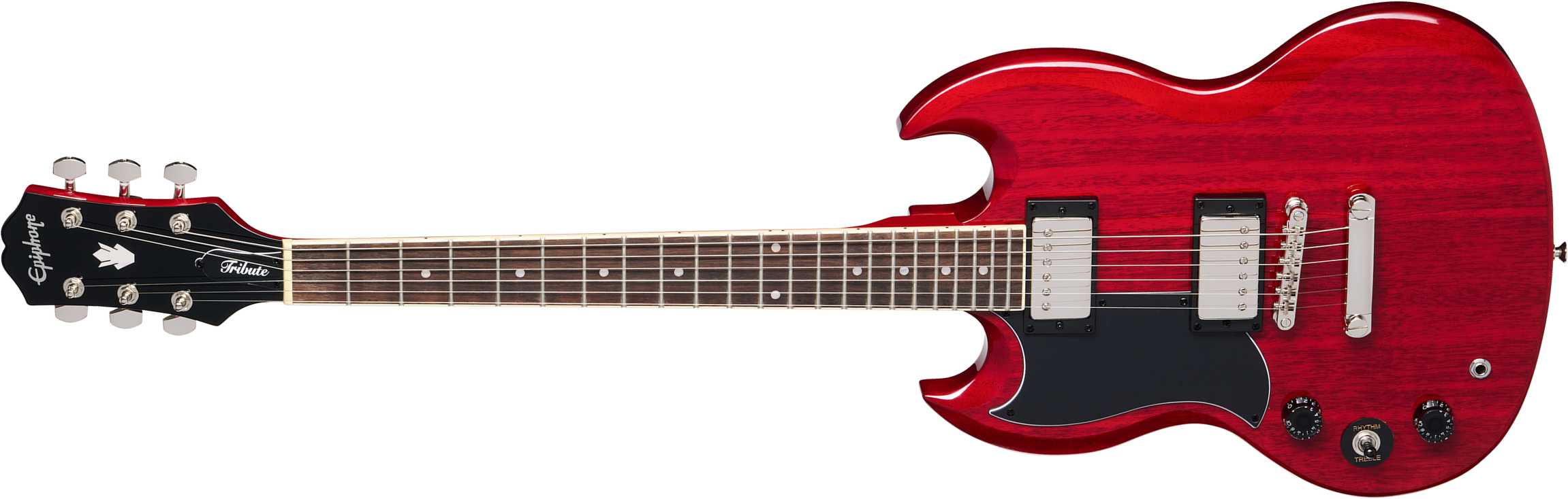 Epiphone Sg Tribute Lh Inspired By / Modern Gaucher 2h Ht Lau - Cherry - Double Cut E-Gitarre - Main picture