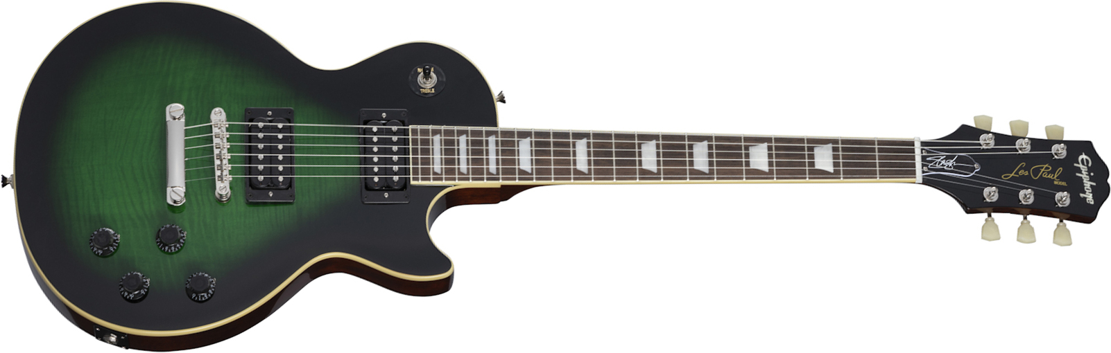 Epiphone Slash Les Paul Standard Signature 2h Ht Lau +etui - Anaconda Burst - Single-Cut-E-Gitarre - Main picture