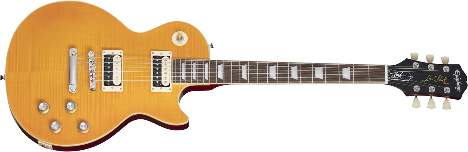 Epiphone Slash Les Paul Standard Signature 2h Ht Lau +etui - Appetite Burst - Single-Cut-E-Gitarre - Main picture