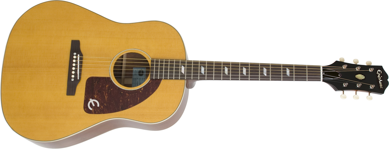 Epiphone Texan Usa Dreadnought Epicea Acajou Rw - Antique Natural - Elektroakustische Gitarre - Main picture