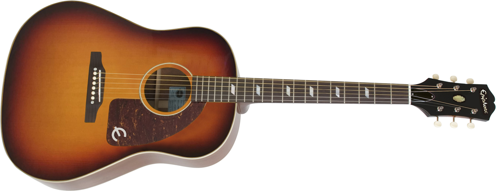 Epiphone Texan Usa Dreadnought Epicea Acajou Rw - Vintage Sunburst - Elektroakustische Gitarre - Main picture