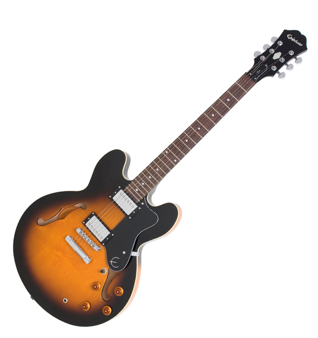 Epiphone Dot Ch - Vintage Sunburst - Semi-Hollow E-Gitarre - Variation 3