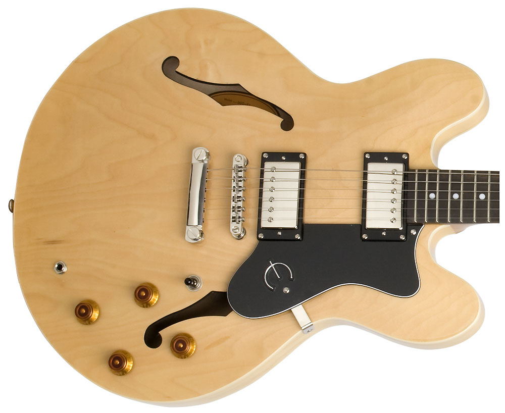 Epiphone Dot Ch - Natural - Semi-Hollow E-Gitarre - Variation 2