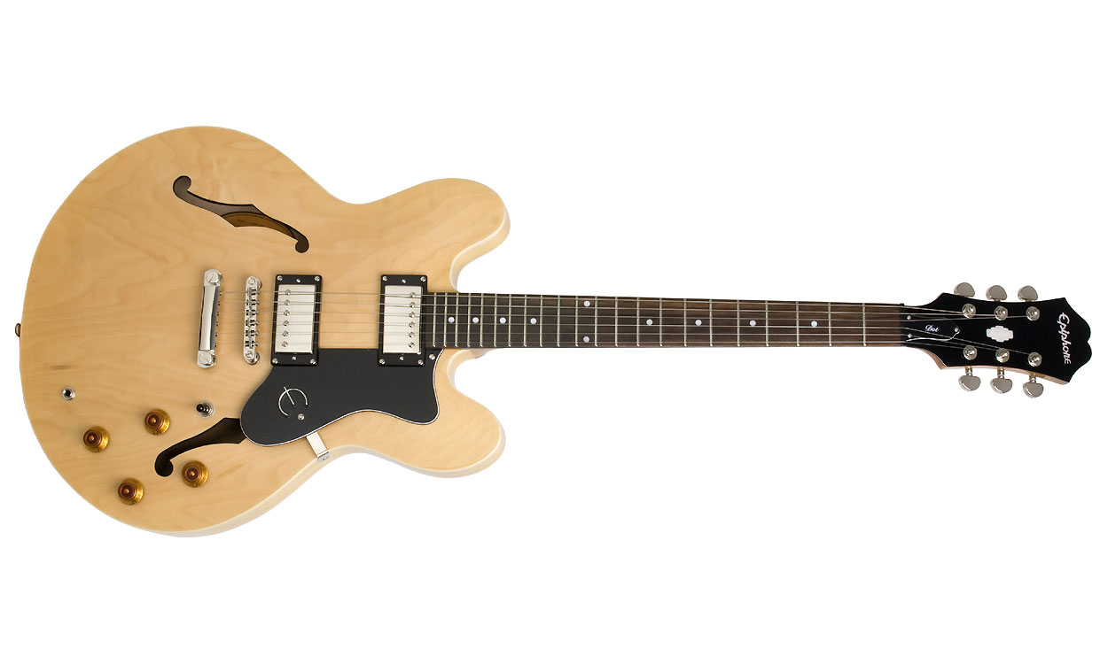 Epiphone Dot Ch - Natural - Semi-Hollow E-Gitarre - Variation 1