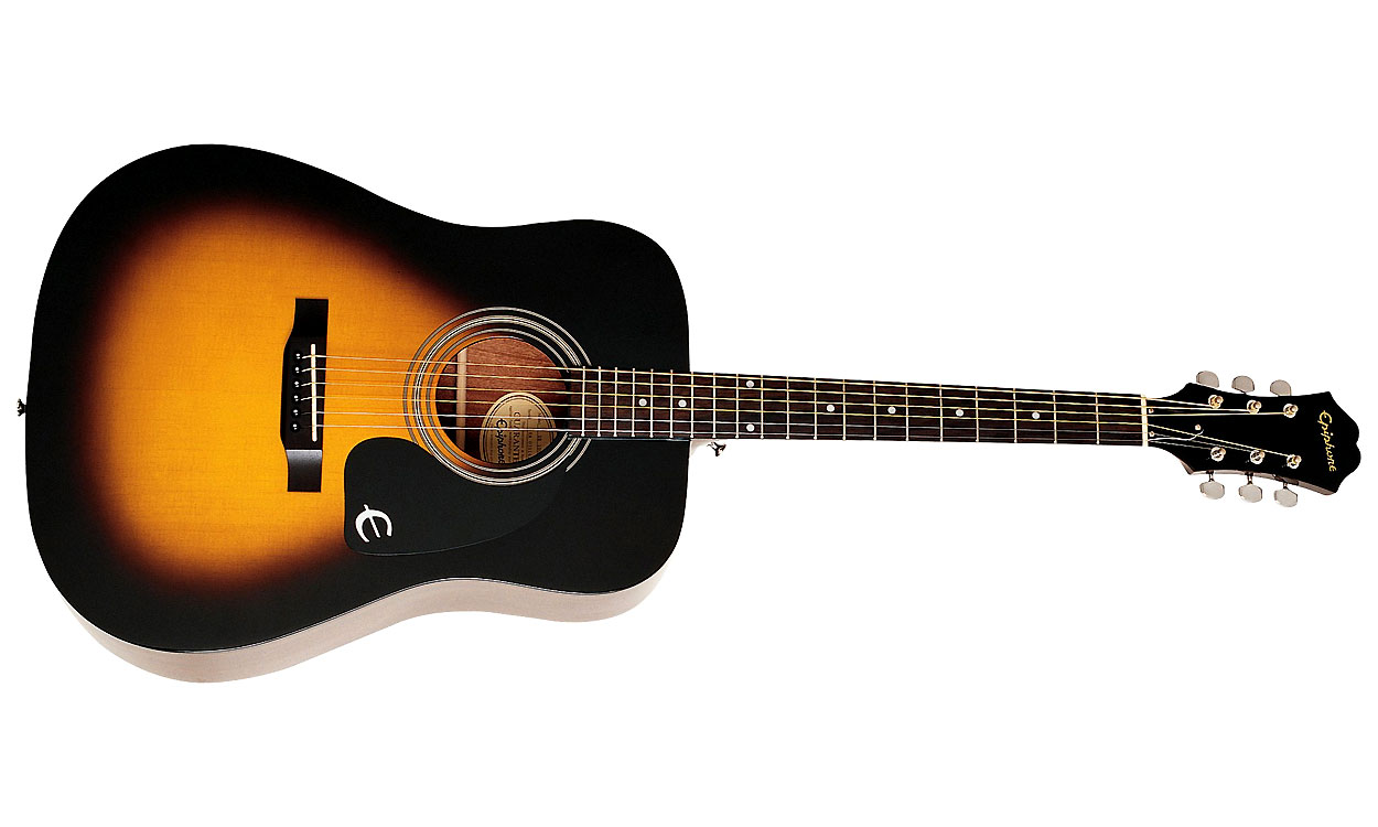 Epiphone Songmaker Dr-100 Dreadnought Epicea Acajou Pf - Vintage Sunburst - Westerngitarre & electro - Variation 1