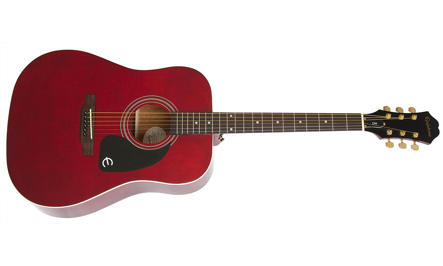 Epiphone Dr-100 Dreadnought Epicea Acajou - Wine Red - Westerngitarre & electro - Variation 1