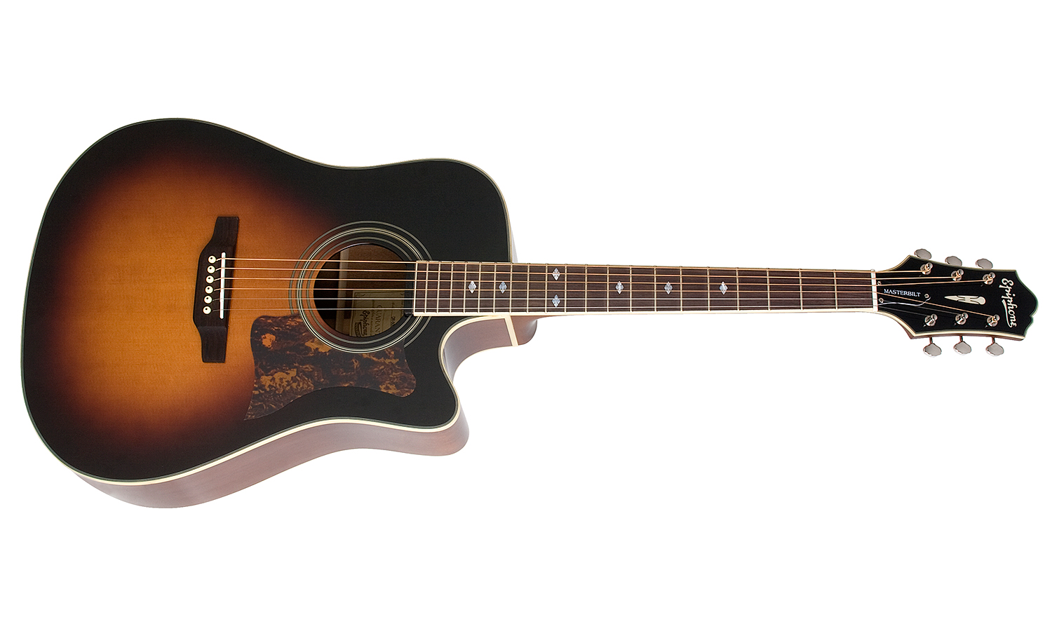 Epiphone Dr-500mce Masterbilt Ch - Vintage Sunburst - Westerngitarre & electro - Variation 1