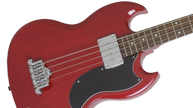 Epiphone Eb-0 Sg Bass Rw - Cherry - Solidbody E-bass - Variation 2