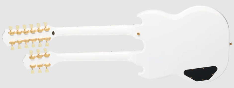 Epiphone Eds1275 Doubleneck Ibg 6/12c 2h Ht Lau - Alpine White - Doppelhals E-Gitarre - Variation 1