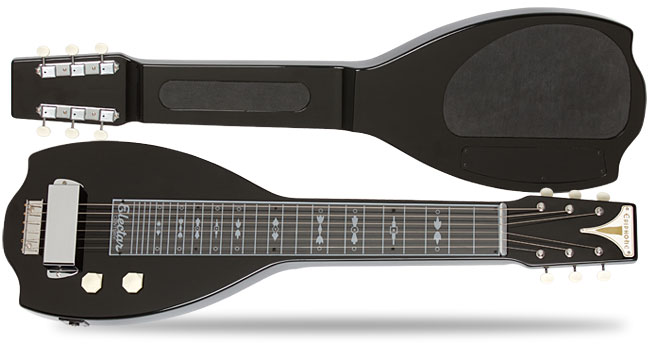 Epiphone Electar Inspired By 1939 Century Lap Steel Outfit - Ebony - Lap Steel-Gitarre - Variation 2