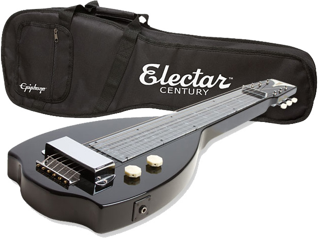 Epiphone Electar Inspired By 1939 Century Lap Steel Outfit - Ebony - Lap Steel-Gitarre - Variation 1
