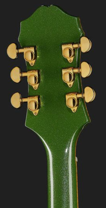 Epiphone Emperor Swingster Archtop 2h Trem Lau - Forest Green Metallic - Hollowbody E-Gitarre - Variation 4