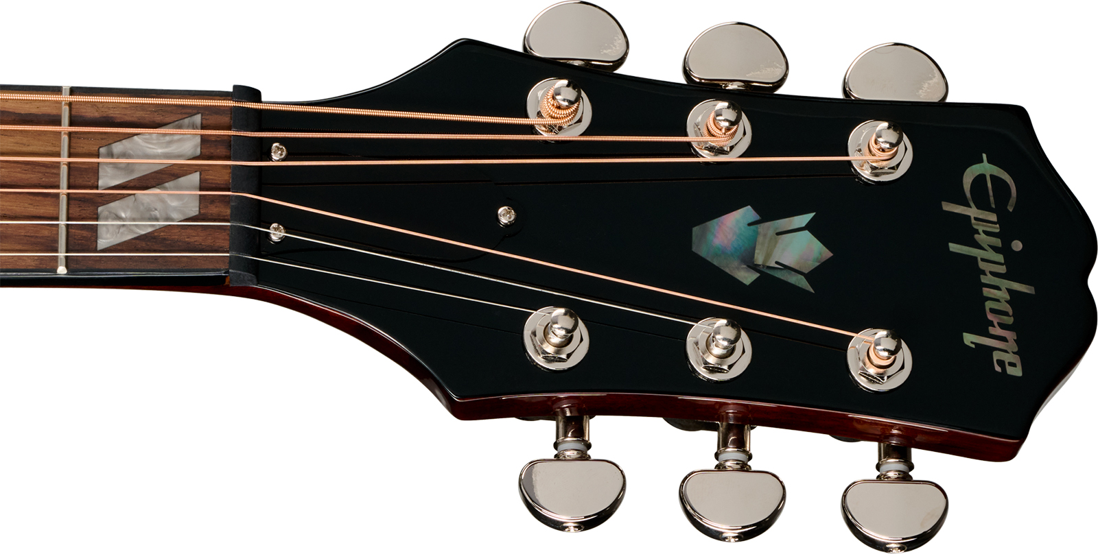 Epiphone Eric Church Hummingbird Dark Signature Dreadnought Shsc Epicea Acajou Rw - Cobra Burst - Folk-Gitarre - Variation 5