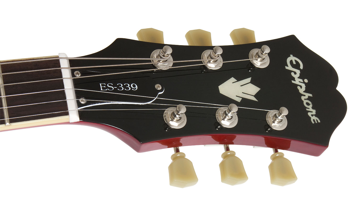 Epiphone Es-339 Inspired By Gibson 2020 2h Ht Rw - Cherry - Semi-Hollow E-Gitarre - Variation 2