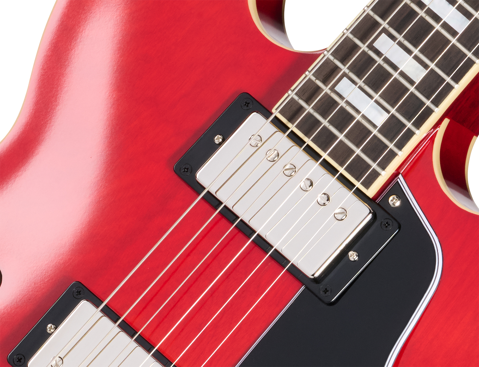 Epiphone Es335 1962 Reissue Ins.by.g.c 2h Gibson Ht Rw - Sixties Cherry - Semi-Hollow E-Gitarre - Variation 3