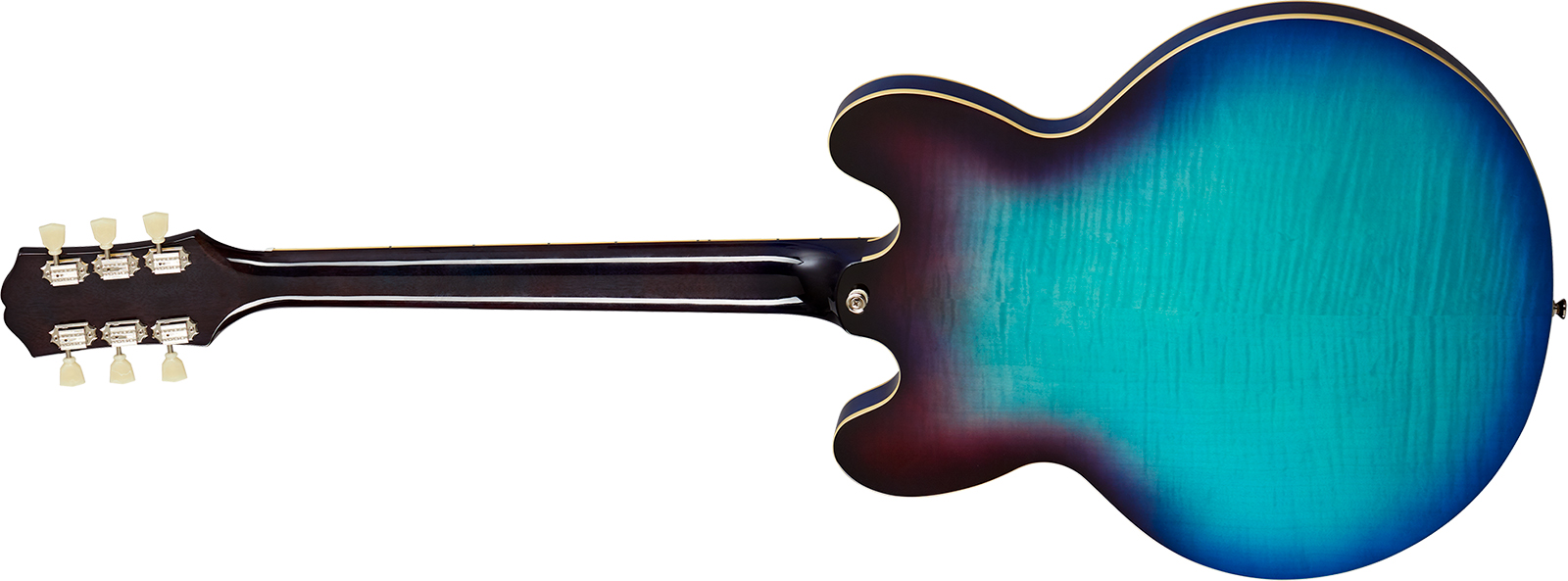 Epiphone Es335 Figured Ibg Original 2h Ht Rw - Blueberry Burst - Semi-Hollow E-Gitarre - Variation 1