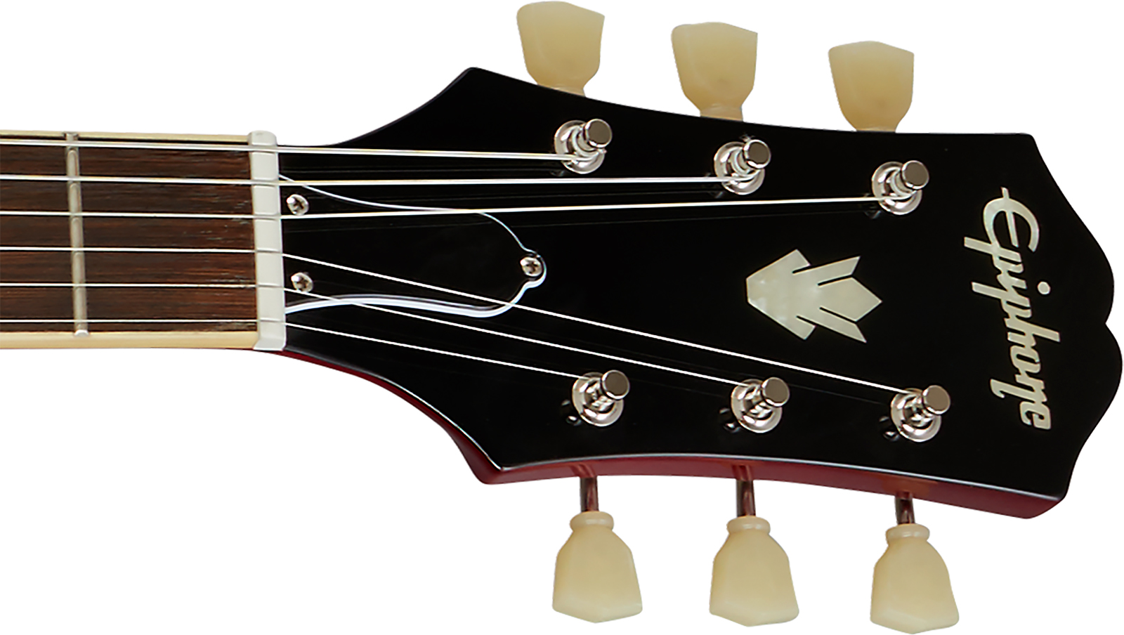 Epiphone Es335 Ibg 2h Ht Rw - Cherry - Semi-Hollow E-Gitarre - Variation 4