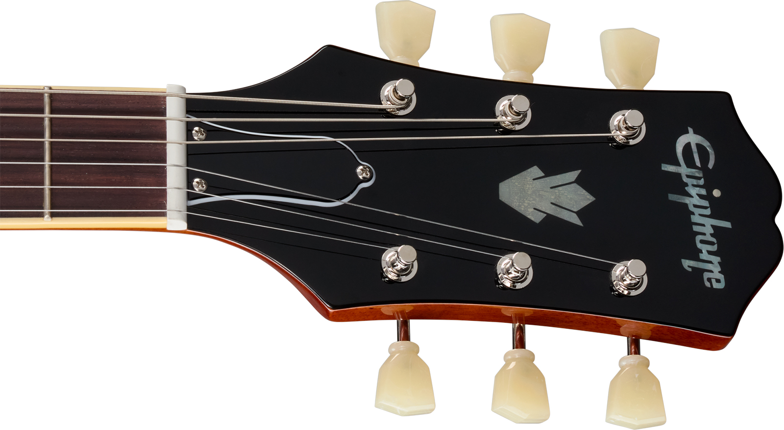 Epiphone Es335 Ibg Original 2h Ht Rw - Vintage Sunburst - Semi-Hollow E-Gitarre - Variation 4