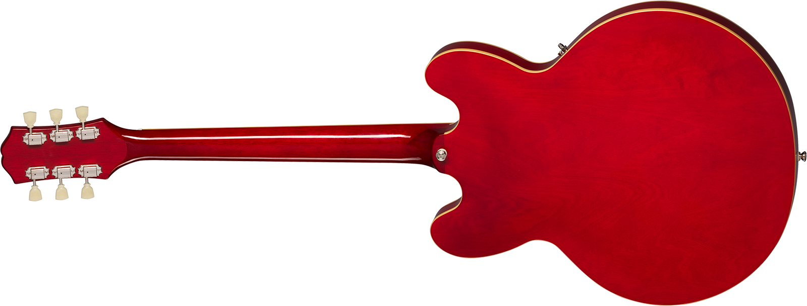 Epiphone Es335 Lh Ibg Original Gaucher 2h Ht Rw - Cherry - E-Gitarre für Linkshänder - Variation 1