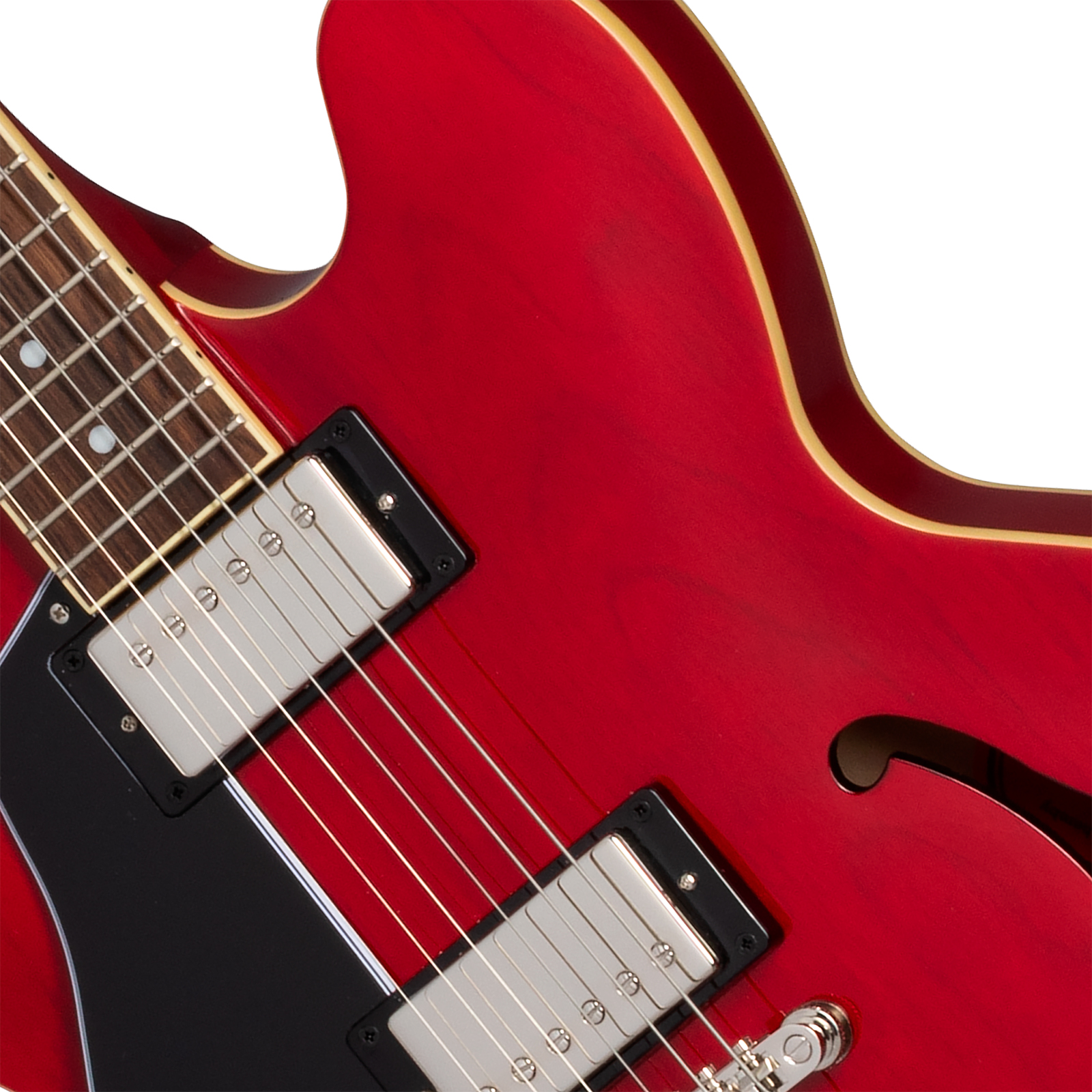 Epiphone Es335 Lh Ibg Original Gaucher 2h Ht Rw - Cherry - E-Gitarre für Linkshänder - Variation 2