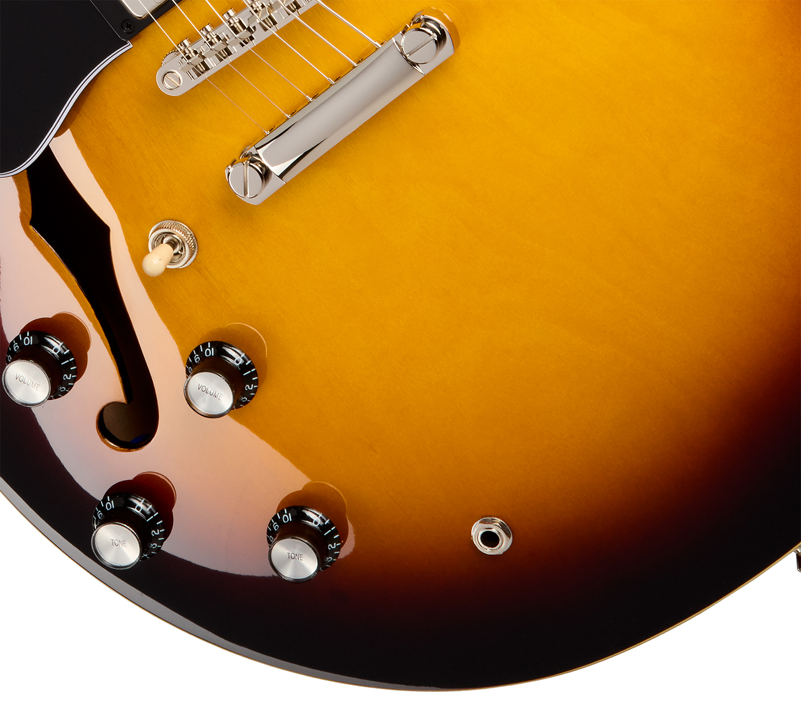 Epiphone Es335 Lh Ibg Original Gaucher 2h Ht Rw - Vintage Sunburst - E-Gitarre für Linkshänder - Variation 3