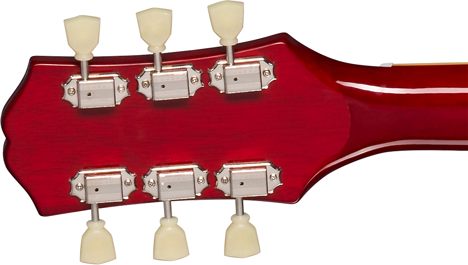 Epiphone Es335 Lh Ibg Original Gaucher 2h Ht Rw - Cherry - E-Gitarre für Linkshänder - Variation 5