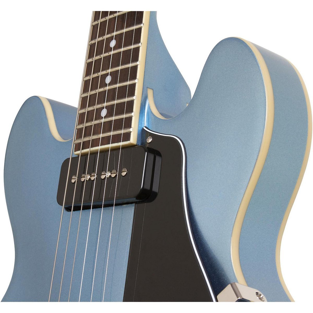 Epiphone Es339 P90 Pro Ltd Run 2014 Ch Pelham Blue - Semi-Hollow E-Gitarre - Variation 2